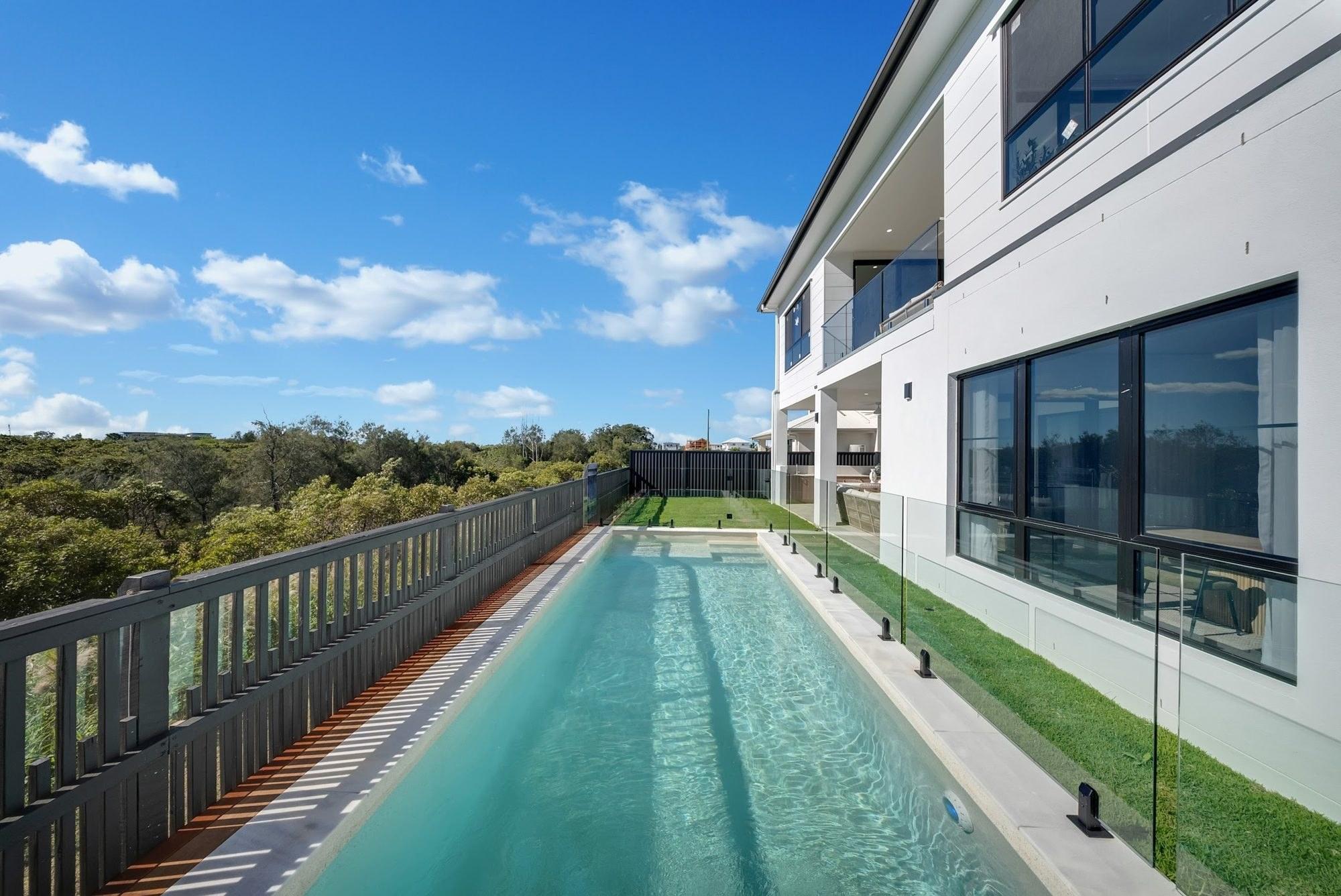 Poolside architecture